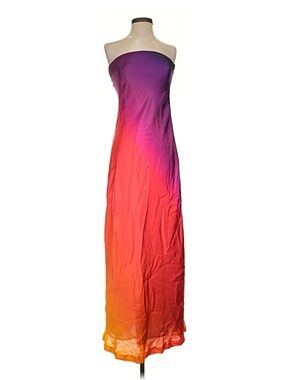 Strapless sunset dress